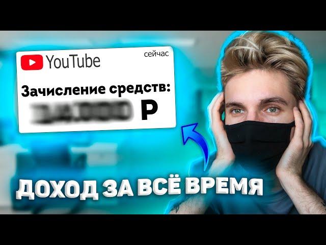 СКОЛЬКО Я ЗАРАБОТАЛ НА YOUTUBE? | МОЙ ДОХОД С ЮТУБА