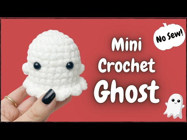 Quick No-Sew Crochet Ghost (Full Tutorial) | Free Amigurumi Halloween Pattern