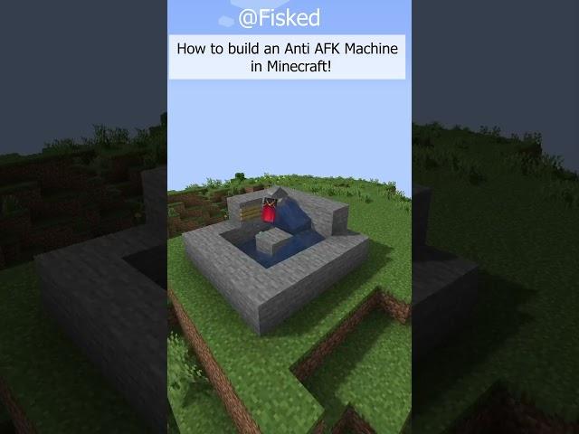 How to build an Anti AFK Machine in Minecraft! #minecraft #shorts