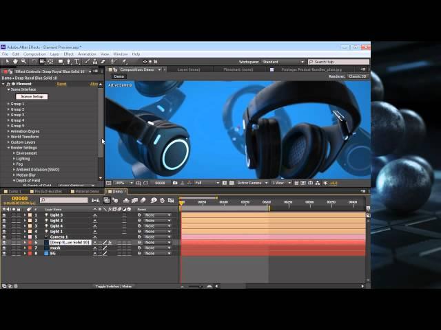 Element 3D Demonstration