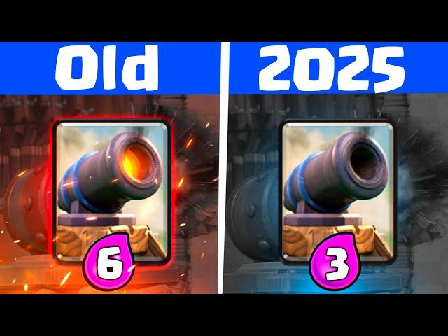 Old VS 2025 Clash Royale