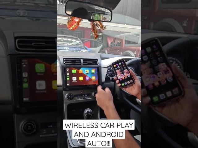 WIRELESS ANDROID AUTO AND CAR PLAY MUSIC SYSTEM! Full video coming up soon