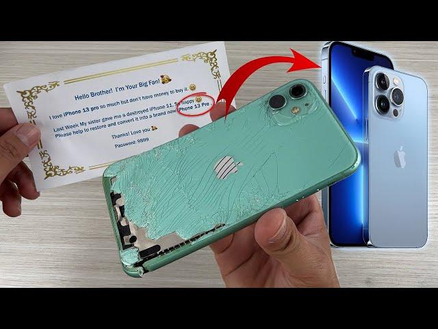 How To Upgrade Destroyed iPhone 11 into a Brand New iPhone 13 Pro