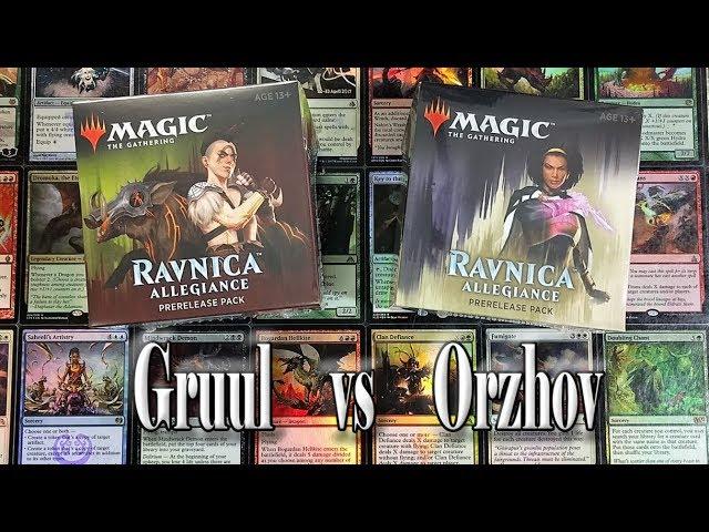 MTG Ravnica Allegiance Prerelease Kit | Gruul & Orzhov