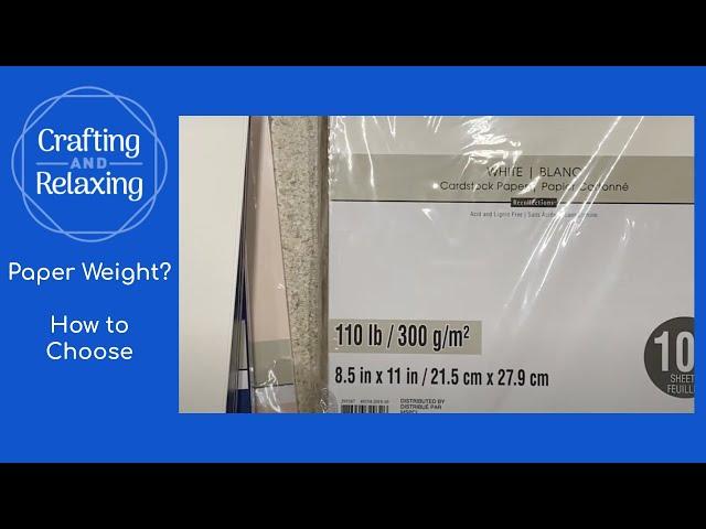 How to Choose Card Stock Weight - Paper Weight of Cardstock Paper