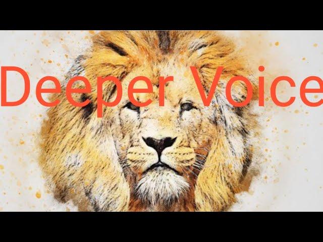 Unleash Your Inner Lion! | Unlock Your Deepest Voice | Subliminal Request