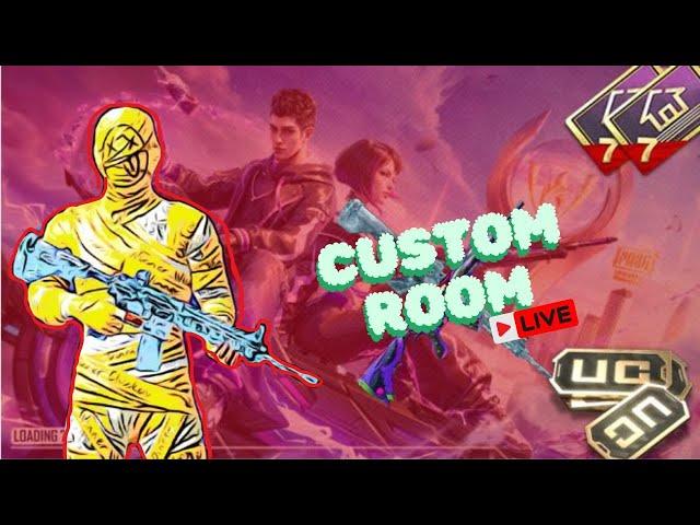 PUBG MOBILE LIVE CUSTOM ROOM & UC GIVEAWAYS