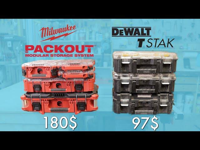 Is Milwaukee PACKOUT Worth Twice the Price of Dewalt TSTAK?