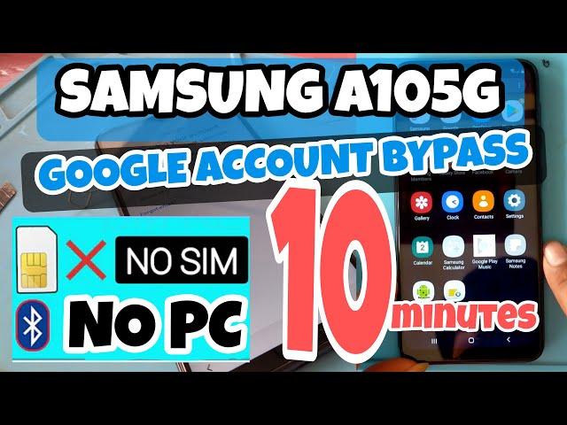 SAMSUNG A10 FRP BYPASS IN 10MINUTES NO SIM NO PC NEEDED