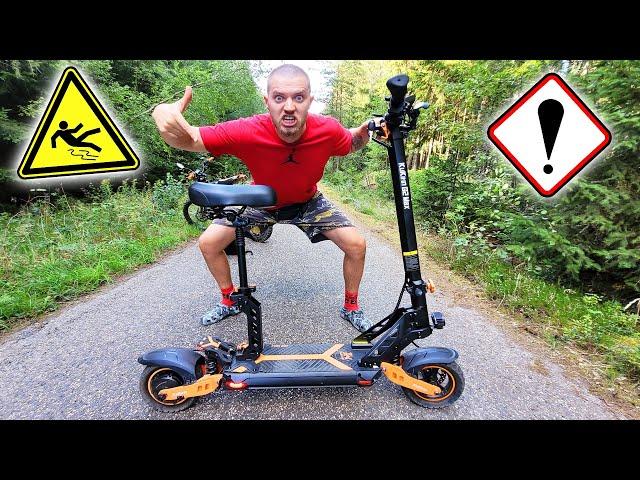 Günstiger Elektro Roller mit SITZ im Test! (Kukirin G2 MAX - 45 Km/h)