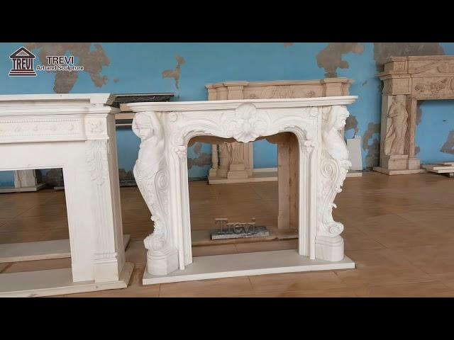 China factory marble fireplace for sale