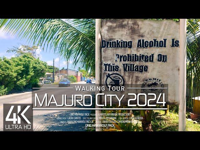 【4K 60fps】 VIRTUAL WALKING TOUR:  «Majuro - Marshall Islands 2024»  ORIGINAL SOUNDS  ASMR UHD