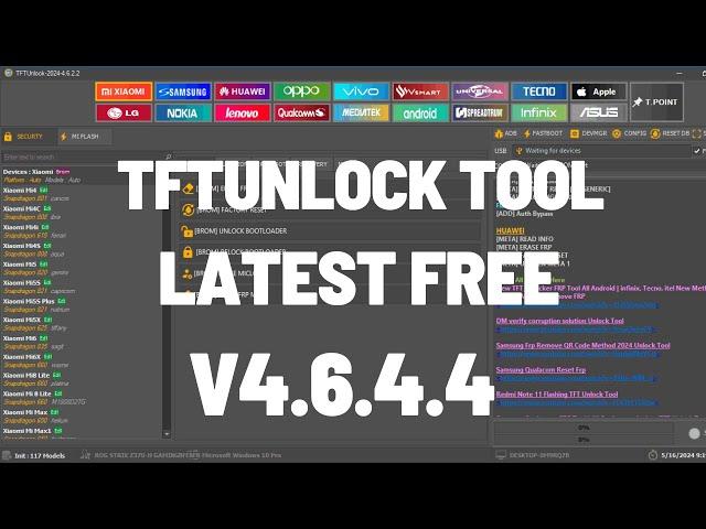 TFT UNLOCKER DIGITAL V4.6.4.4 TFTUnlock Tool 2024 #1 FREE UnlockTool