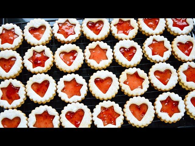 The most POPULAR CHRISTMAS recipe in the WORLD!  LINZER COOKIES