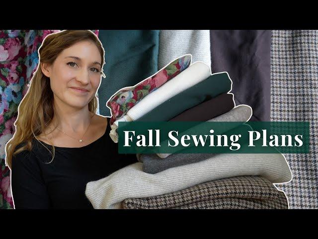 Fall Sewing & Knitting Plans  ｜Calming Earth Tones and Cozy Fibers