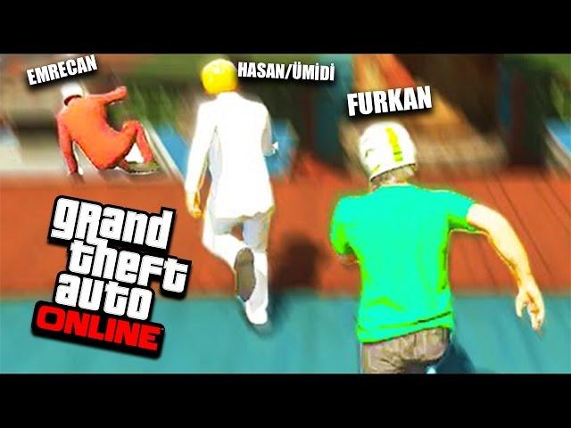 %99.994 EĞLENCELİ PARKUR !  - GTA 5 Online (FurkanYamanHD,Sesegel,Umidi)