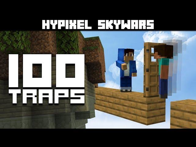 100 Traps in Minecraft Skywars