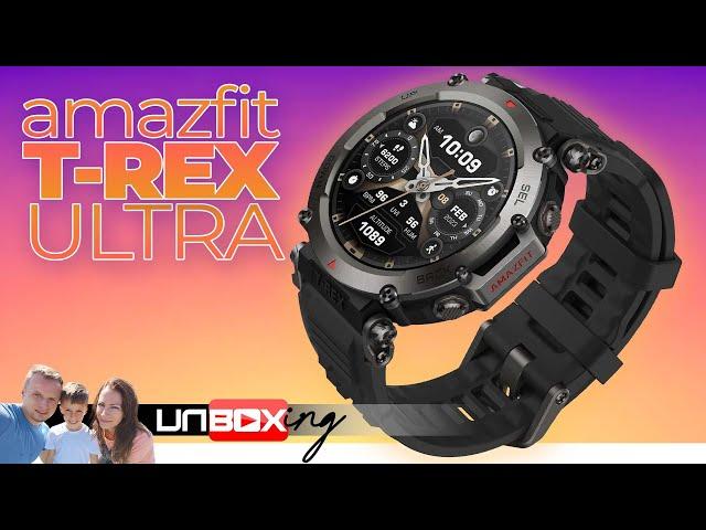 Amazfit T-REX ULTRA: Unboxing with Family Pop TV