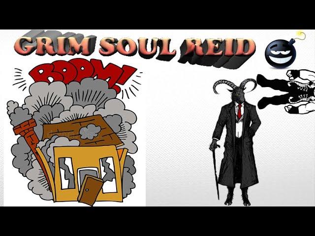 Рейд соседа в игре Грим Соул ╫ House Dropkick ╫ Два топ Тёмных подношения Grim soul