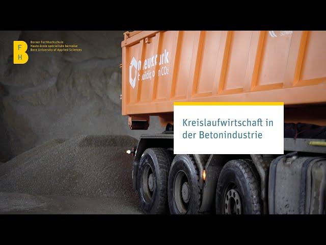 Kreislaufwirtschaft in der Betonindustrie