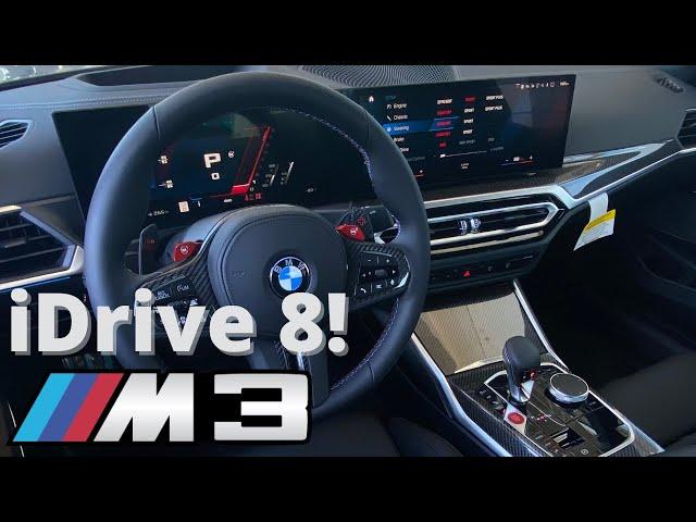 First Look at iDrive 8 in the 2023 BMW M3! Full Walkthrough and Overview!