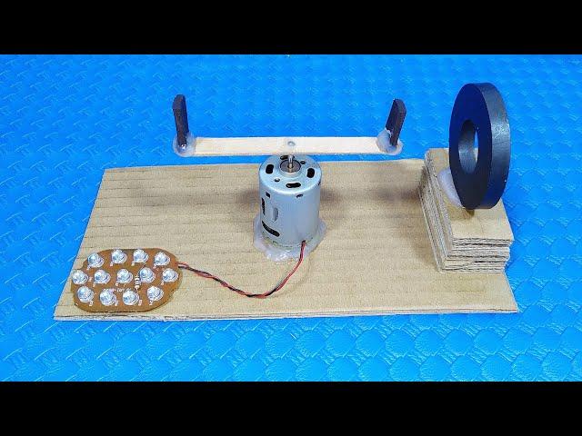 How To Make Free Energy Generator With Magnet And DC Motor | Simple Tips