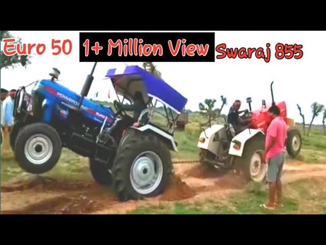 Powertrac uero 50 vs swraj 855 demo tochen Tod mukabla