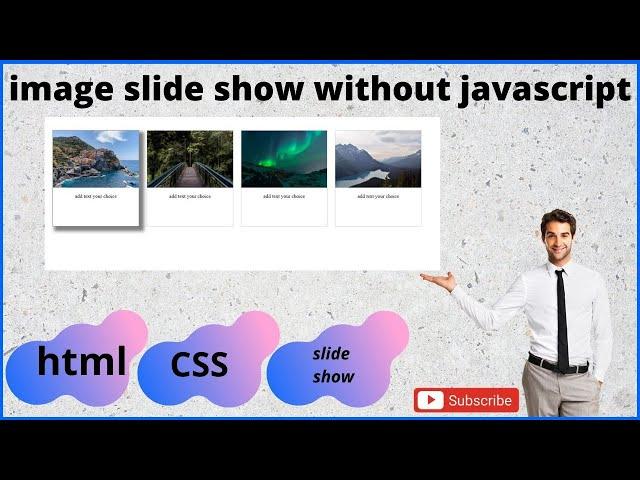 image slider without javascript