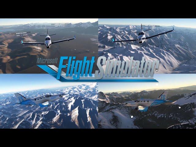 Himalayas TBM 930 Group Flight - Microsoft Flight Simulator - with SizzlingPopcorn