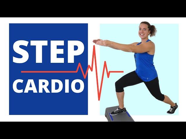 Low Impact Steps Workout – 30 Minute Fun and Fat Burning Cardio Step Exercises - No Jumping