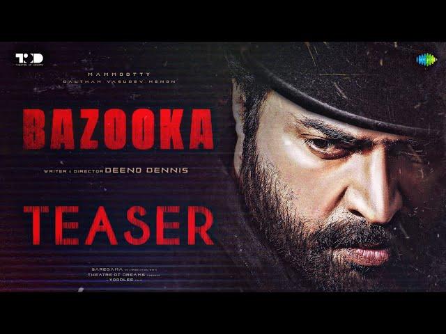 BAZOOKA Teaser | Mammootty | Gautham Vasudev Menon | Deeno Dennis | Fanmade Work