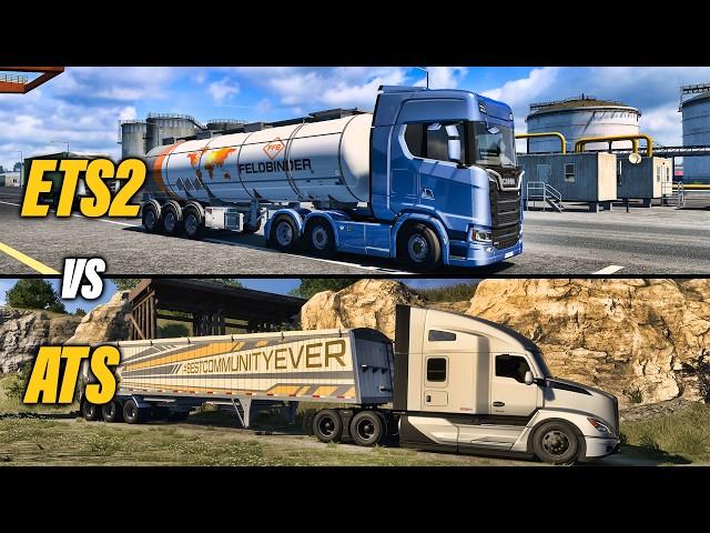 Euro Truck Simulator 2 Vs American Truck Simulator