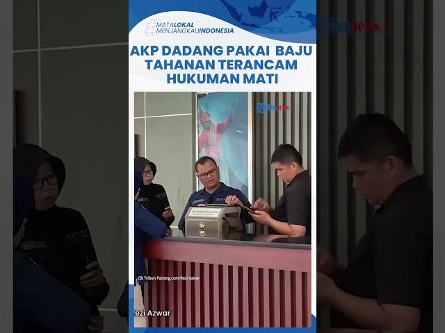 Tampang AKP Dadang Bakai Baju Tahanan Warna Biru, Terancam Dipecat dari Kepolisian dan Hukuman Mati