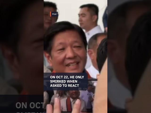 ‘I’d rather not’: Again, Marcos skips comment on VP Duterte’s tirades