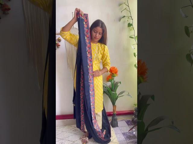 Khada Dupatta Saree Draping #sareedupatta#khadadupatta#viral