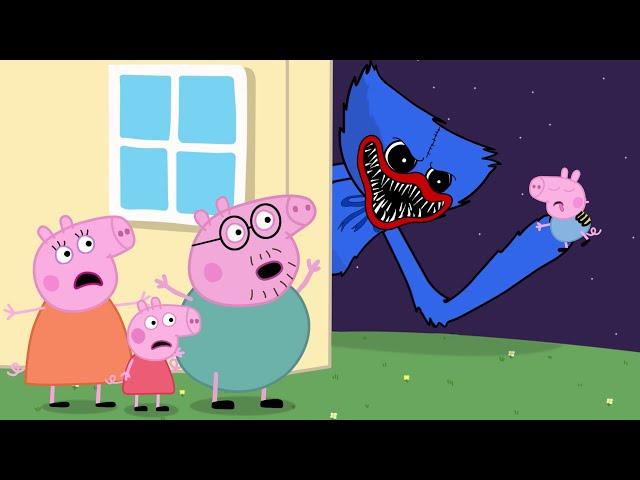 Escape! Nightmare Huggy Wuggy VS Peppa Pig | Scary Peppa Pig Animation