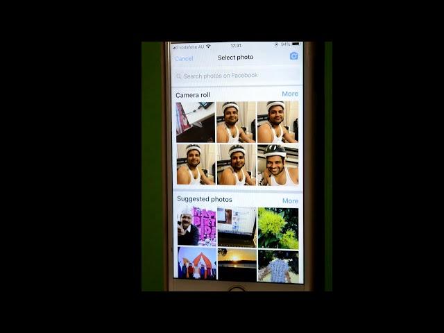 How to change profile picture in Facebook iOS or iPhone app