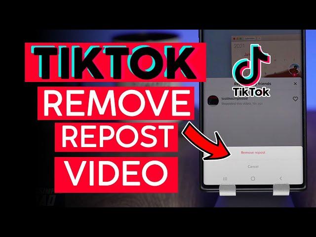 How to Remove Repost on Tiktok Easily  2022