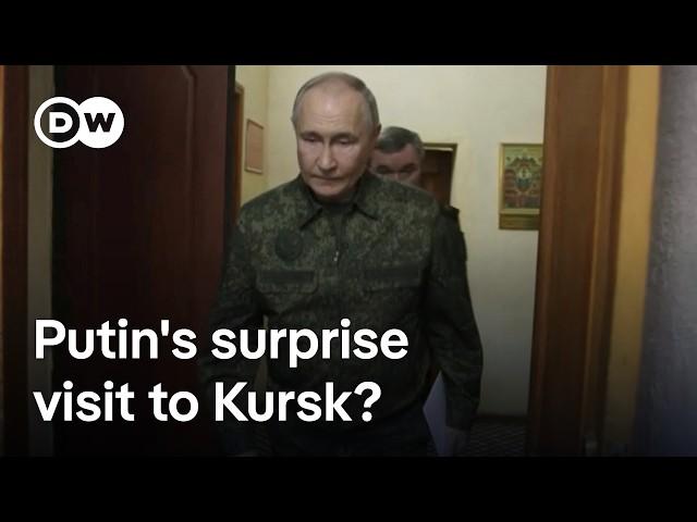 What's behind Putin's first visit to Kursk since Ukraine's incursion into the region? | DW News