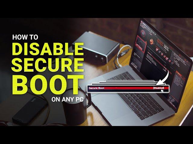 How To Disable or Turn off Secure Boot in Windows 10 | UEFI to Legacy + UEFI