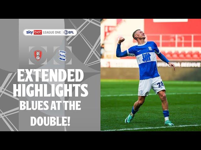 BLUES AT THE DOUBLE! | Rotherham United v Birmingham City extended highlights