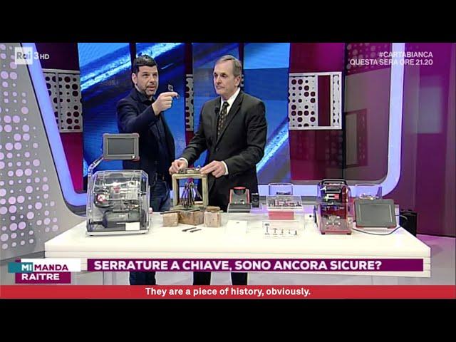 Massimo Bianchi Interview on Italian TV channel Rai 3