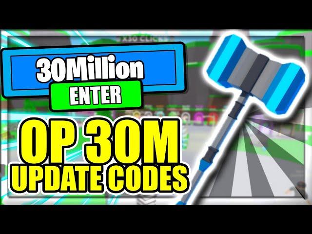 ALL NEW *30M EVENT* UPDATE CODES! Tapping Legends Roblox