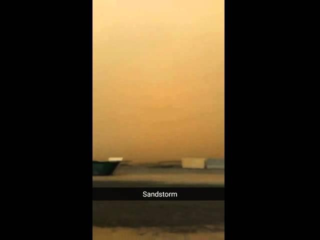 Kuwait Sandstorm Blowing In