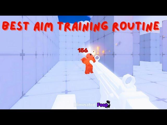 BEST Aim Training Routine In Roblox Rivals