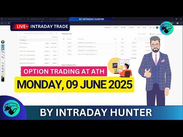 Live Bank Nifty Option Trading  | Intraday Trading by Intraday Hunter