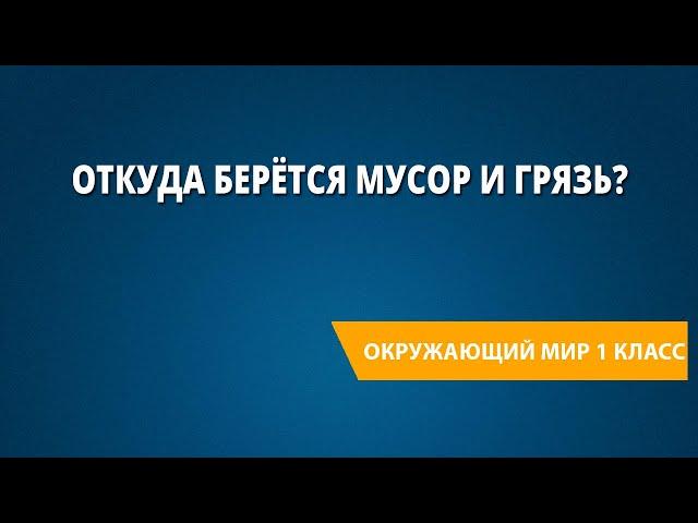 Откуда берётся мусор и грязь?