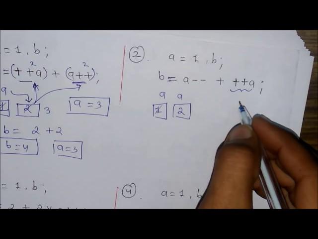 Increment & Decrement Operator   Part 2