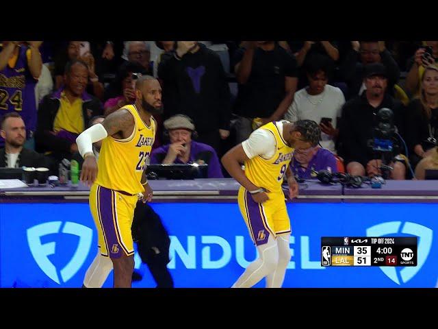 LeBron & Bronny James with the FIRST EVER Father Son Duo Debut 