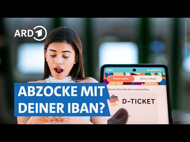 Betrug mit Deutschlandtickets: Sicherheitsrisiko SEPA-Lastschrift  | Marktcheck SWR